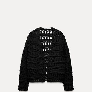 Zara Women's Open Knit Cardigan